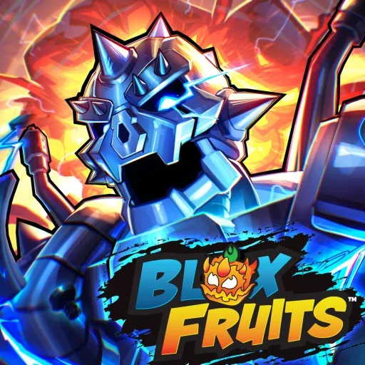 Official Roblox game icon for Blox Fruits by Gamer Robot Inc