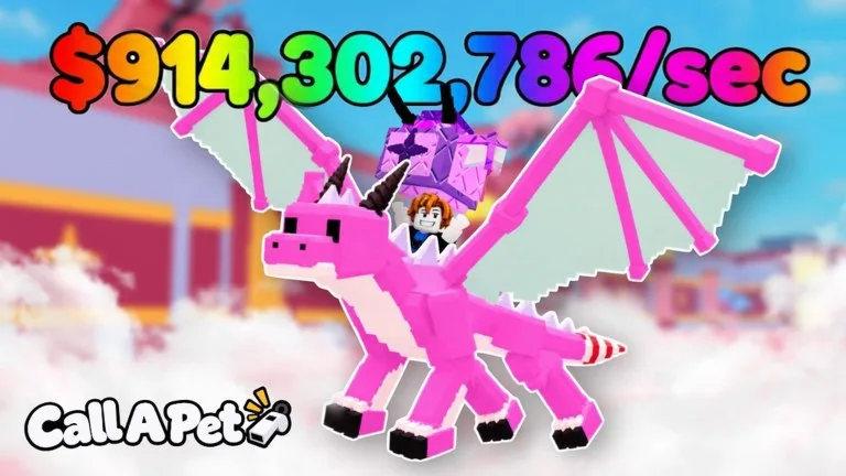 Official Roblox experience thumbnail for Call a Pet – egg stealing and pet hatching tycoon