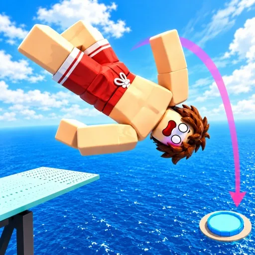 Official Roblox game icon/thumbnail for Crazy Diver