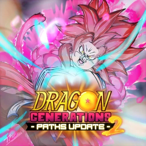 Official Roblox game icon for Dragon Generations Path 2 and Mobile