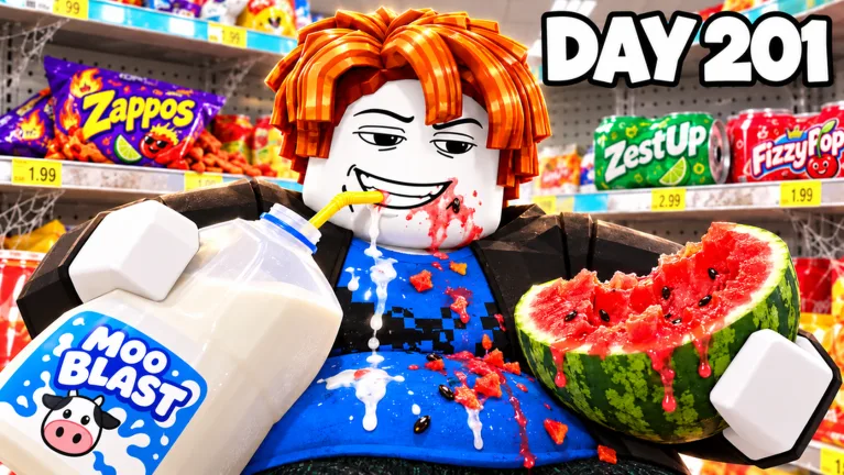 Official Eat Everything In A Grocery Store Roblox thumbnail