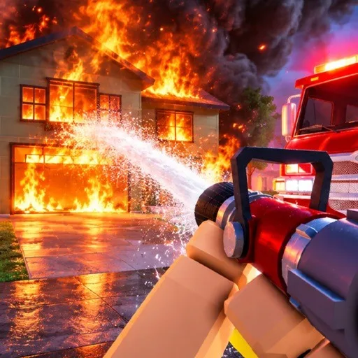 Official Roblox game icon for Firefighting Sim