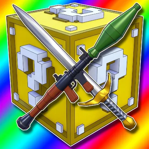 Official Roblox game icon for Merge Block Arena lucky block PvP
