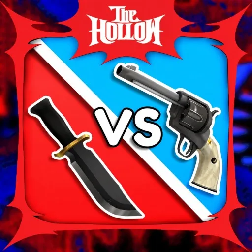 Official Roblox game icon for Murderers VS Sheriffs Duels by RED21 Games